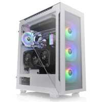 Thermaltake Divider 500 TG Snow ARGB Mid Tower Chassis CA-1T4-00M6WN-01